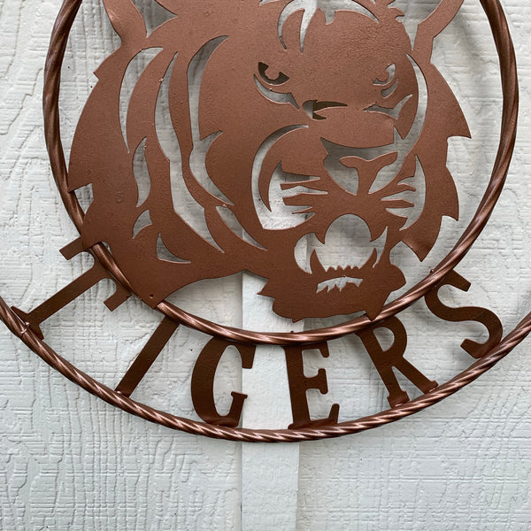 12:,18",24",32",36" LSU TIGERS METAL CUSTOM VINTAGE CRAFT ART SIGN