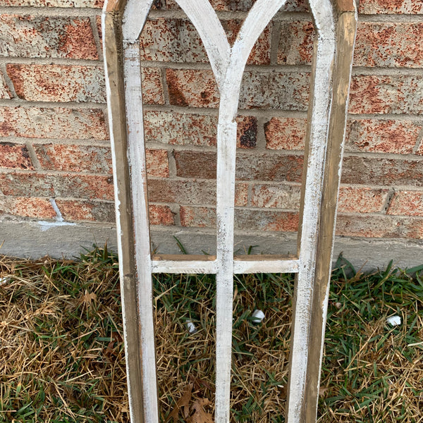 28",32",36" CATHEDRAL WINDOW WOOD 3PCS SET WESTERN HOME DECOR HANDMADE CRAFT NEW #EH11560