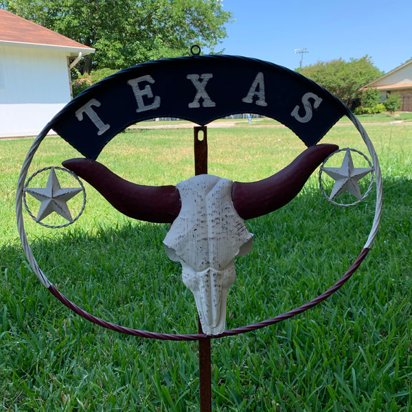 24" X 18" TEXAS LONGHORNS METAL ART WALL DECOR WESTERN HOME DECOR NEW