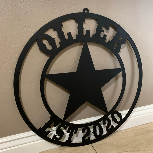 ARCHER STYLE YOUR CUSTOM NAME LASERCUT METAL SIGN WESTERN HOME DECOR HANDMADE ART