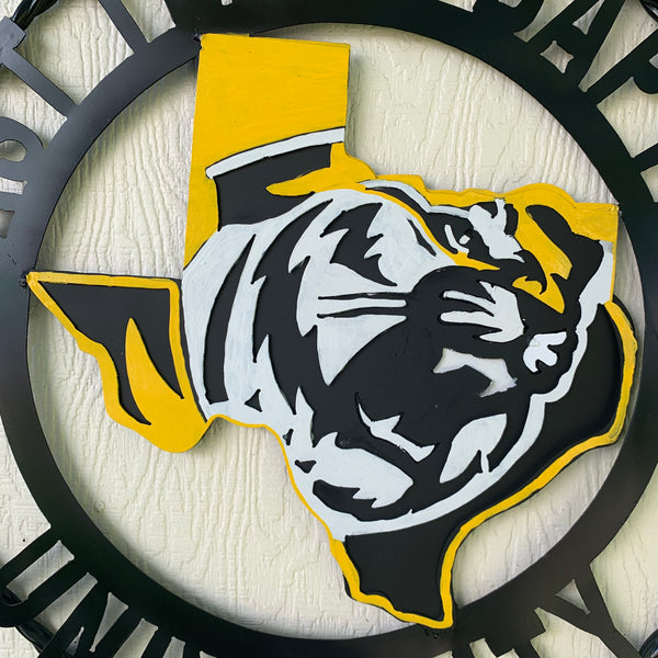 EAST TEXAS BAPTIST UNIVERSITY METAL CUSTOM VINTAGE CRAFT SIGN WALL ART TEAM HANDMADE