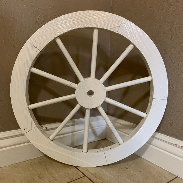 16",24",30" WAGON WHEEL NATURAL STAIN BARN WOOD WESTERN HOME DECOR RUSTIC NEW