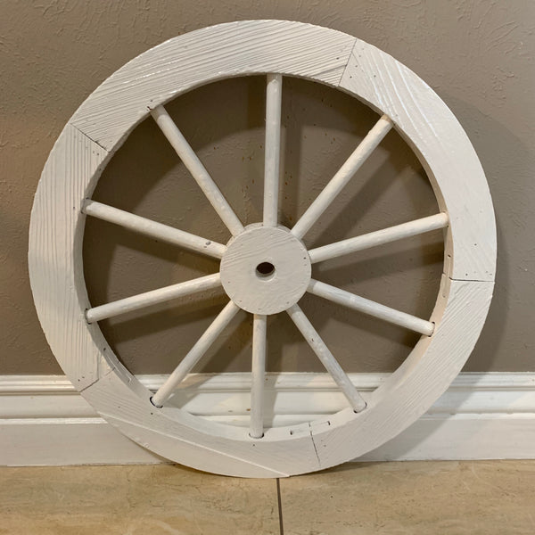 16",24",30" WAGON WHEEL NATURAL STAIN BARN WOOD WESTERN HOME DECOR RUSTIC NEW