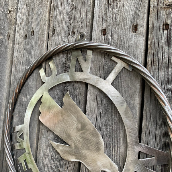 12", 18", 24", 32" UNT MEAN GREEN RAW METAL CUSTOM VINTAGE CRAFT WALL ART TEAM SIGN HANDMADE