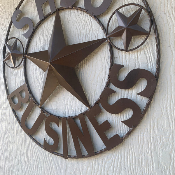 24",32" SHSU SAM HOUSTON BEARKATS BUSINESS RUSTIC BRONZE COPPER METAL CUSTOM VINTAGE CRAFT RUSTIC BLACK TEAM STAR HANDMADE