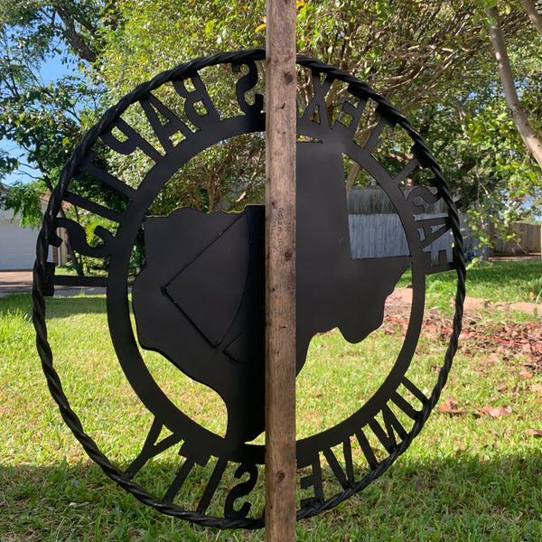 EAST TEXAS BAPTIST UNIVERSITY METAL CUSTOM VINTAGE CRAFT SIGN WALL ART TEAM HANDMADE