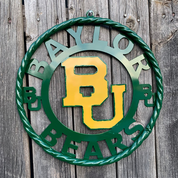 12",18",24",32" BAYLOR BEARS CUSTOM VINTAGE WALL ART