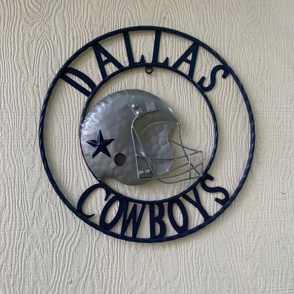 18",24",32",36" DALLAS COWBOYS CUSTOM METAL VINTAGE CRAFT TEAM WESTERN HOME DECOR