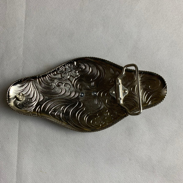 6.5" X 3.5" COWBOY PRAYER CHURCH RHINESTONE BELT BUCKLE BLACK & GOLD WESTERN BUCKLE FASHION ART NEW #EH12272