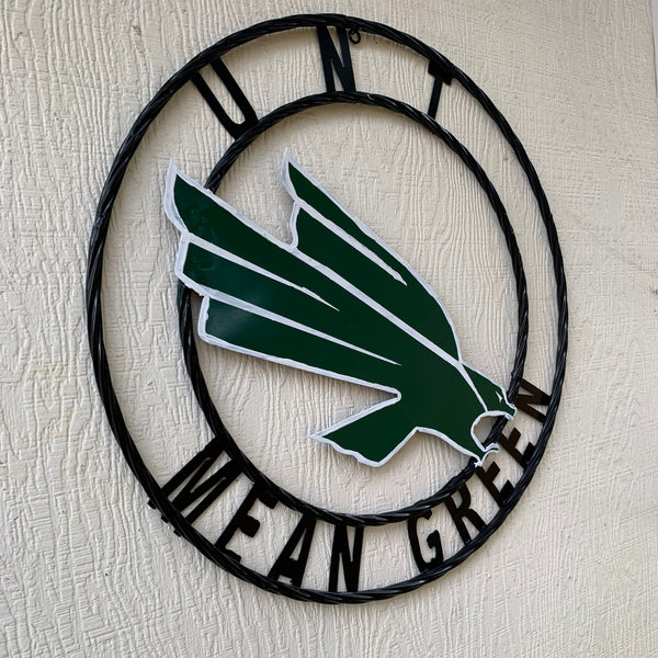 12",18",24",32",36" UNT MEAN GREEN CUSTOM METAL VINTAGE CRAFT SIGN TEAM HANDMADE
