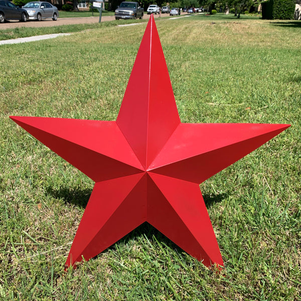 RUSTIC BURGUNDY RED BARN METAL STAR WALL ART WESTERN HOME DECOR VINTAGE RUSTIC ART NEW 3", 4",5",6",9",12", 17", 24", 30", 36