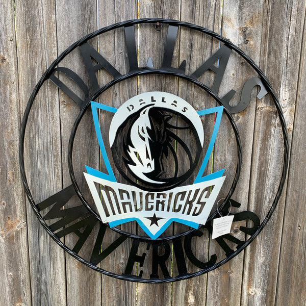 18", 24", 32" DALLAS MAVERICKS CUSTOM METAL VINTAGE CRAFT TEAM SPORTS SIGN HANDMADE