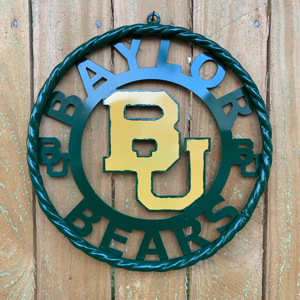 12",18",24",32" BAYLOR BEARS CUSTOM VINTAGE WALL ART