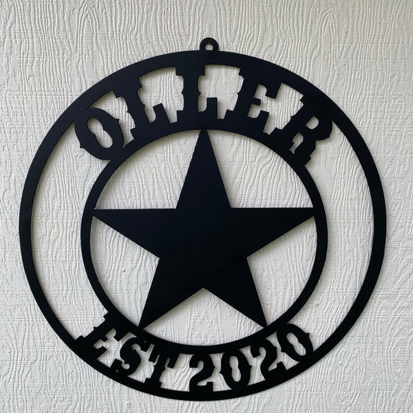 ARCHER STYLE YOUR CUSTOM NAME LASERCUT METAL SIGN WESTERN HOME DECOR HANDMADE ART