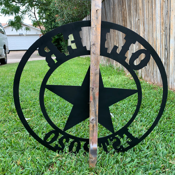 ARCHER STYLE YOUR CUSTOM NAME LASERCUT METAL SIGN WESTERN HOME DECOR HANDMADE ART