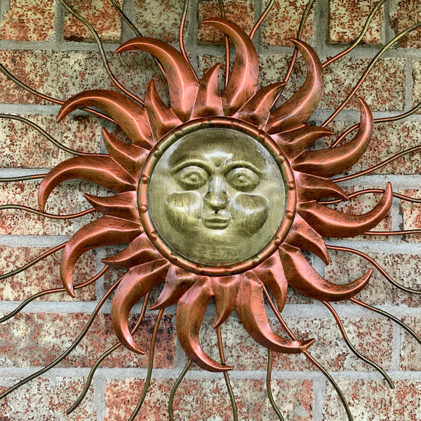 36" SUN MOON STARS METAL WALL WESTERN HOME DECOR NEW