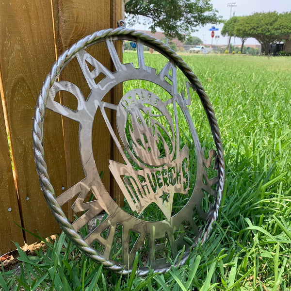 12",18", 24", 32",36" DALLAS MAVERICKS CUSTOM RAW METAL VINTAGE CRAFT TEAM SPORTS SIGN HANDMADE
