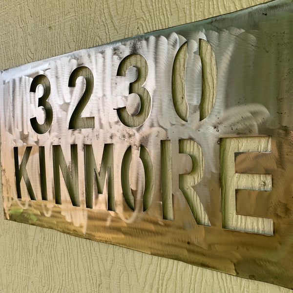 24" X 12" YOUR CUSTOM HOME ADDRESS NAME STAR METAL BARN METAL SIGN WESTERN HOME DECOR