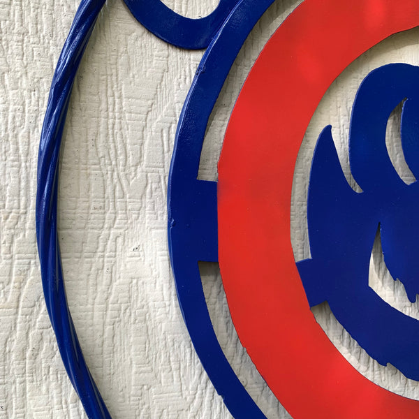 12", 18", 24", 32" CHICAGO CUBS CUSTOM METAL VINTAGE CRAFT TEAM SPORTS SIGN HANDMADE