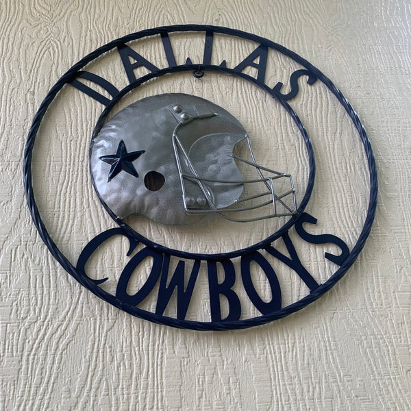 18",24",32",36" DALLAS COWBOYS CUSTOM METAL VINTAGE CRAFT TEAM WESTERN HOME DECOR