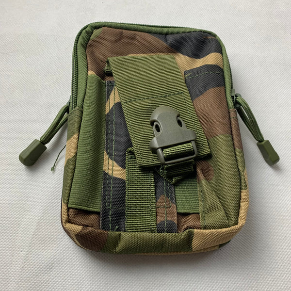 #MX_ARU65 CAMO 7" RUGGED NYLON POUCH BAG MEGA EXTRA LARGE VERTICAL ZIPPER CLOSURE, BELT LOOP HOLSTER CELL PHONE TABLET CASE UNIVERSAL OVERSIZE