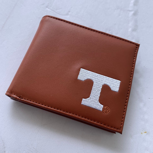4.25" x 3.75" TEXAS WALLET LEATHER BIFOLD WALLET NEW-- FREE SHIPPING