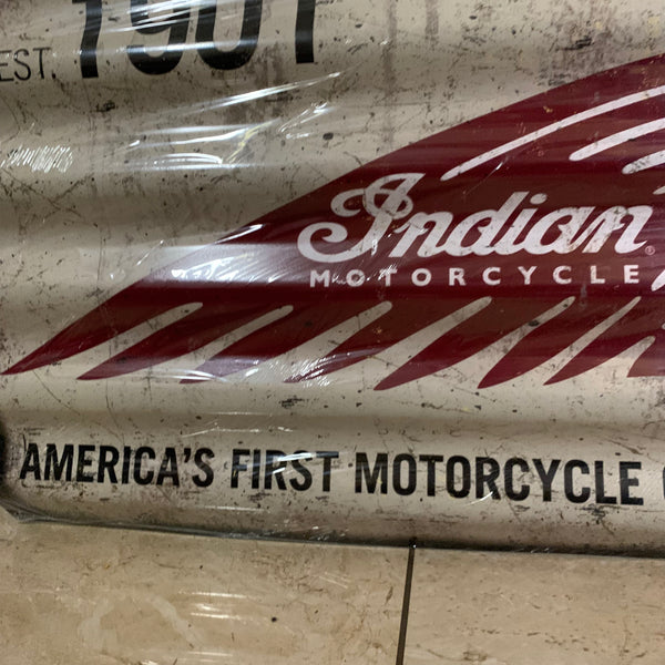 ITEM#COIND INDIAN MOTORCYCLES 24" X 18" TIN SIGN METAL ART WESTERN HOME DECOR CRAFT