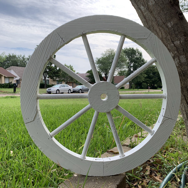 16",24",30" WAGON WHEEL BROWN BARN WOOD WESTERN HOME DECOR RUSTIC HANDMADE CRAFT