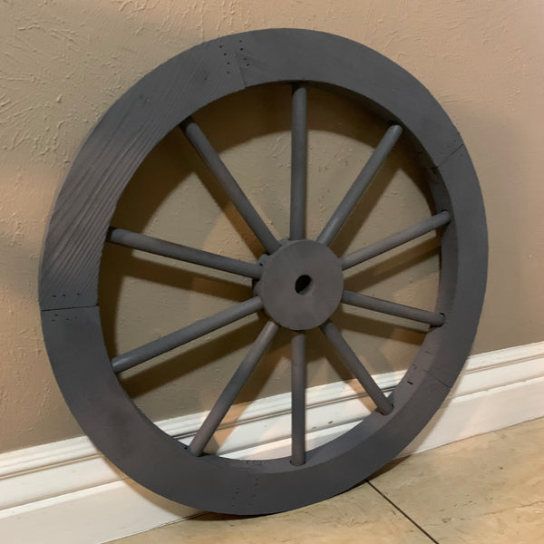 16",24",30" WAGON WHEEL GREY BARN WOOD WESTERN HOME DECOR HANDMADE NEW
