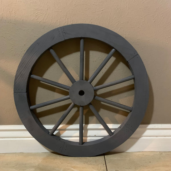 16",24",30" WAGON WHEEL GREY BARN WOOD WESTERN HOME DECOR HANDMADE NEW