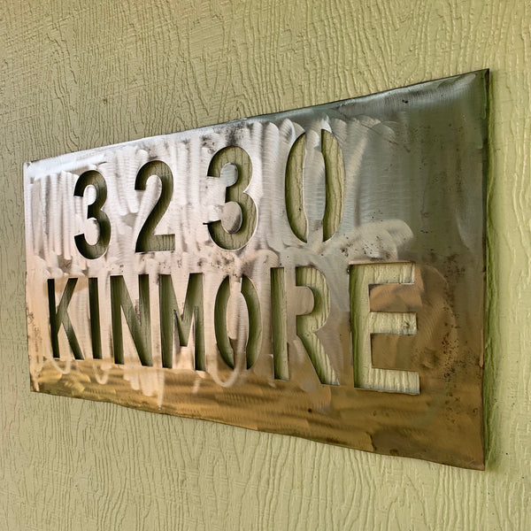 24" X 12" YOUR CUSTOM HOME ADDRESS NAME STAR METAL BARN METAL SIGN WESTERN HOME DECOR