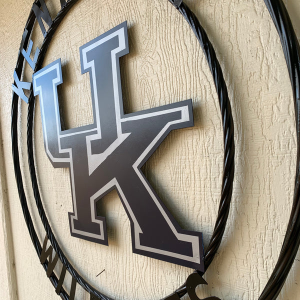 12", 18", 24", 32" KENTUCKY WILDCATS CUSTOM METAL VINTAGE CRAFT SIGN HANDMADE