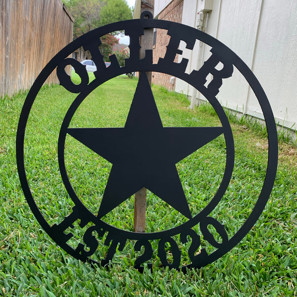 ARCHER STYLE YOUR CUSTOM NAME LASERCUT METAL SIGN WESTERN HOME DECOR HANDMADE ART