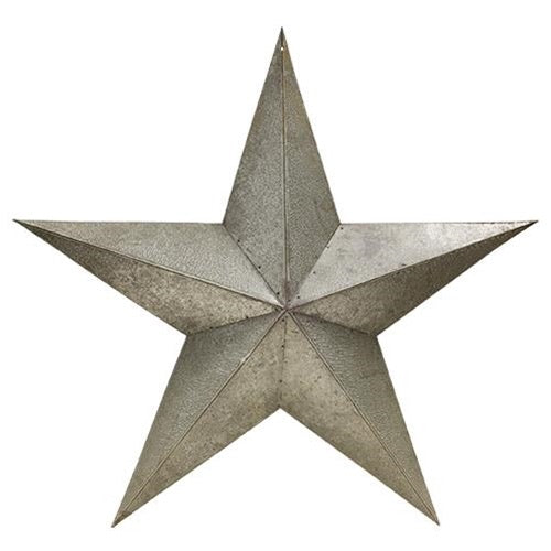 #CH 3",5",8",12",18",24" GALVANIZED BARN STAR METAL WALL ART WESTERN HOME DECOR NEW-FREE SHIPPING