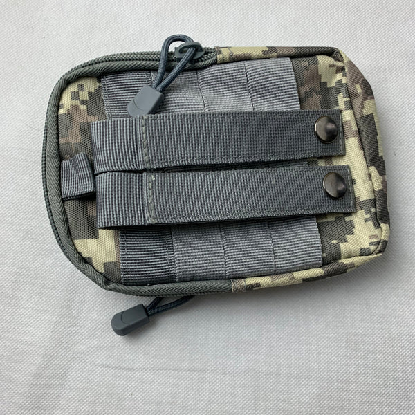 #MX_ARU65 CAMO 7" RUGGED NYLON POUCH BAG MEGA EXTRA LARGE VERTICAL ZIPPER CLOSURE, BELT LOOP HOLSTER CELL PHONE TABLET CASE UNIVERSAL OVERSIZE