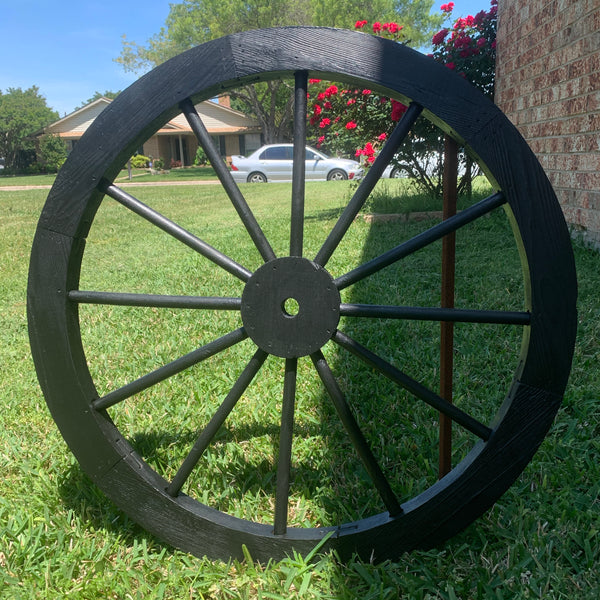 16",24",30" WAGON WHEEL BARN WHITE WOOD WESTERN HOME DECOR RUSTIC NEW