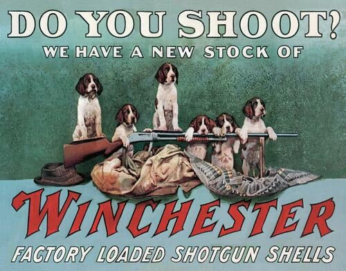 DO YOU SHOOT TIN SIGN METAL ART WESTERN HOME DECOR CRAFT - FREE SHIPPING