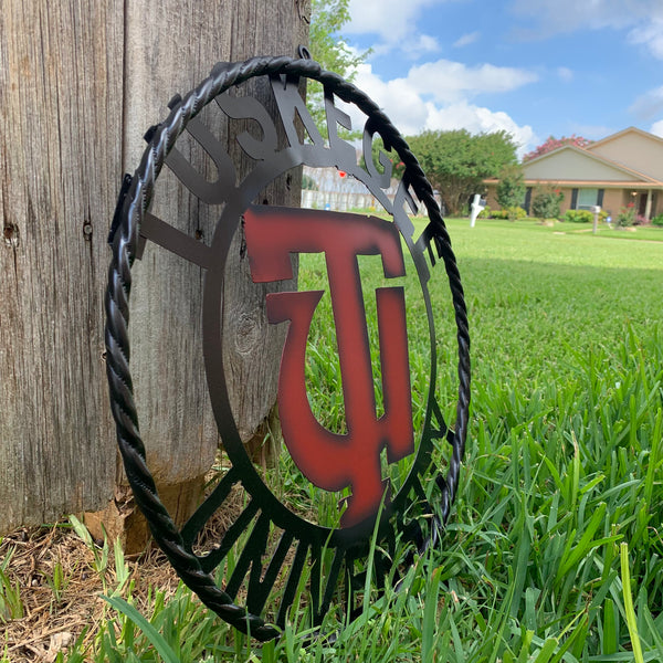 TUSKEGEE UNIV. METAL CUSTOM VINTAGE CRAFT TEAM SPORTS SIGN HANDMADE