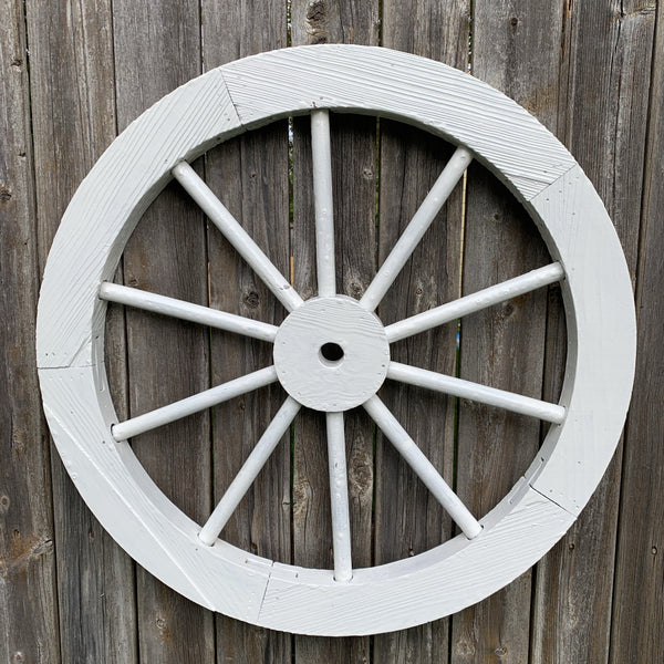16",24",30" WAGON WHEEL BROWN BARN WOOD WESTERN HOME DECOR RUSTIC HANDMADE CRAFT