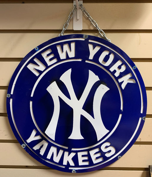 15" SPORTS CUSTOM DISC METAL VINTAGE CRAFT SIGN TEAM ART WESTERN HOME DECOR HANDMADE