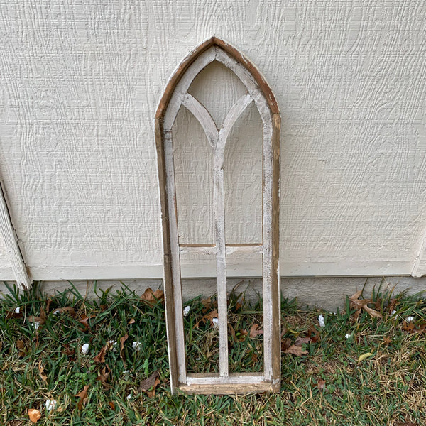 28",32",36" CATHEDRAL WINDOW WOOD 3PCS SET WESTERN HOME DECOR HANDMADE CRAFT NEW #EH11560