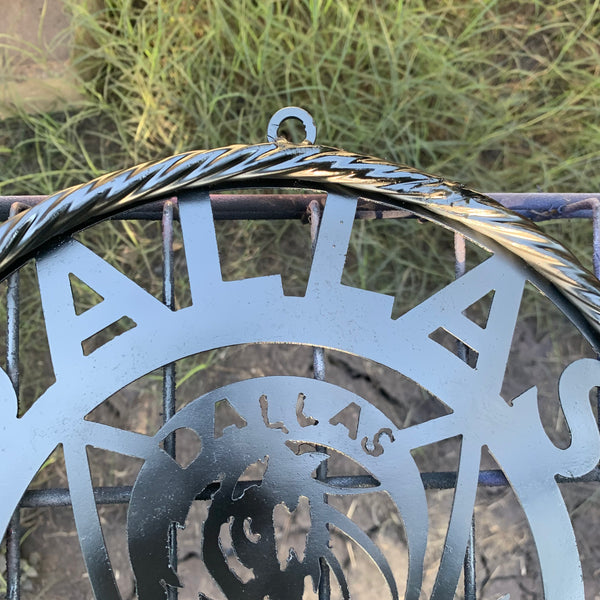 DALLAS MAVERICKS BLACK CUSTOM METAL VINTAGE CRAFT TEAM SPORTS SIGN HANDMADE 12",18",24",36"