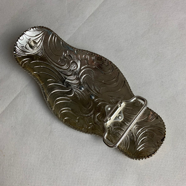6.5" X 3.5" HORSE BELT BUCKLE GOLD SILVER BLACK WESTERN BUCKLE FASHION ART NEW #EH12271