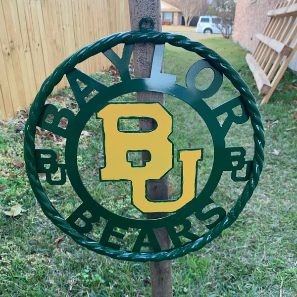 12",18",24",32" BAYLOR BEARS CUSTOM VINTAGE WALL ART