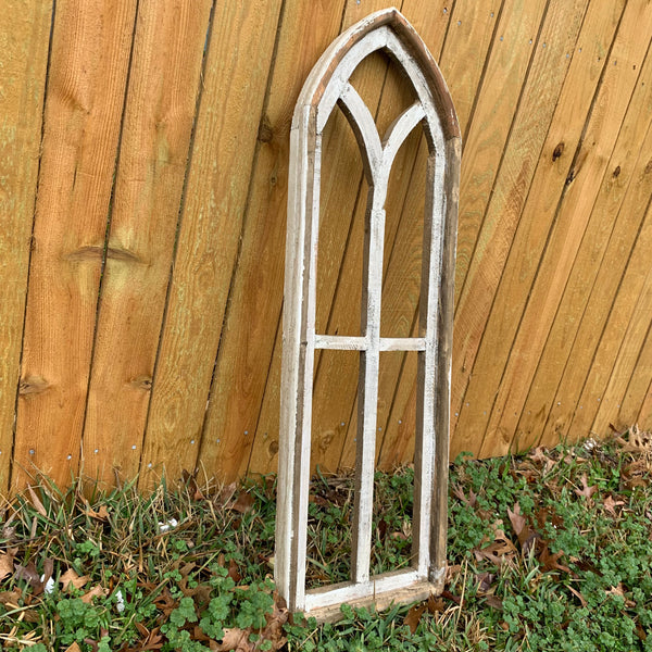 28",32",36" CATHEDRAL WINDOW WOOD 3PCS SET WESTERN HOME DECOR HANDMADE CRAFT NEW #EH11560
