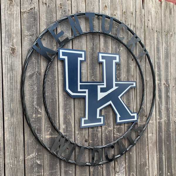 12", 18", 24", 32" KENTUCKY WILDCATS CUSTOM METAL VINTAGE CRAFT SIGN HANDMADE