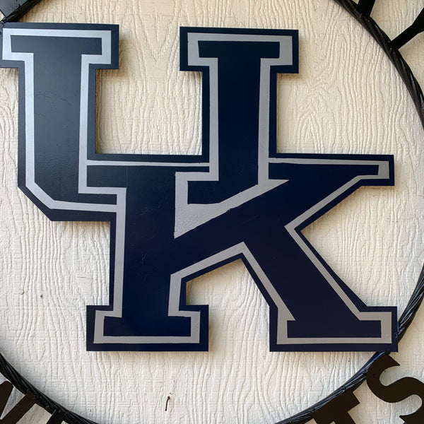 12", 18", 24", 32" KENTUCKY WILDCATS CUSTOM METAL VINTAGE CRAFT SIGN HANDMADE