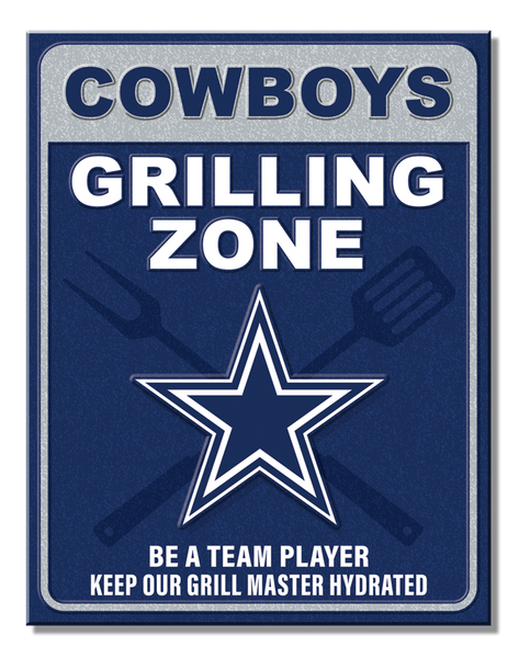 #8023 DALLAS COWBOYS NFL TIN SIGN CUSTOM METAL VINTAGE TEAM CRAFT WESTERN HOME DECOR OFFICIAL LICENSED PRODUCT
