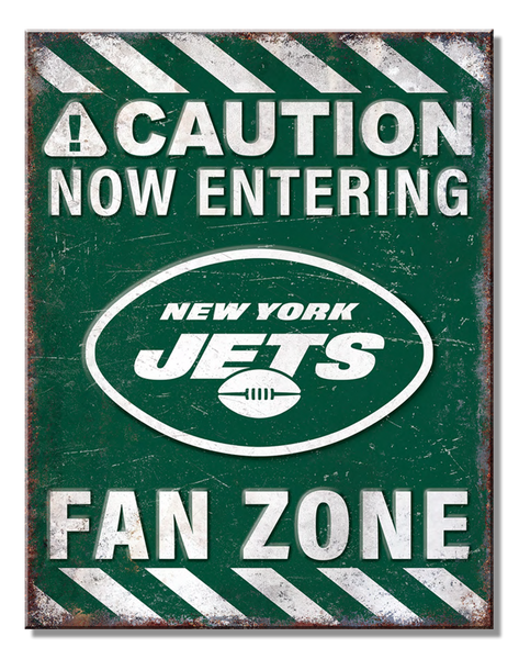 #6510 NEWYORK JETS NFL TIN SIGN CUSTOM METAL VINTAGE TEAM CRAFT WESTERN HOME DECOR NEW