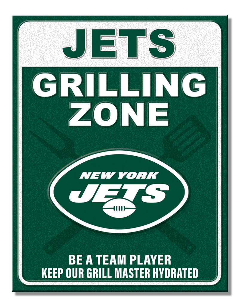 #6512 NEWYORK JETS NFL TIN SIGN CUSTOM METAL VINTAGE TEAM CRAFT WESTERN HOME DECOR NEW